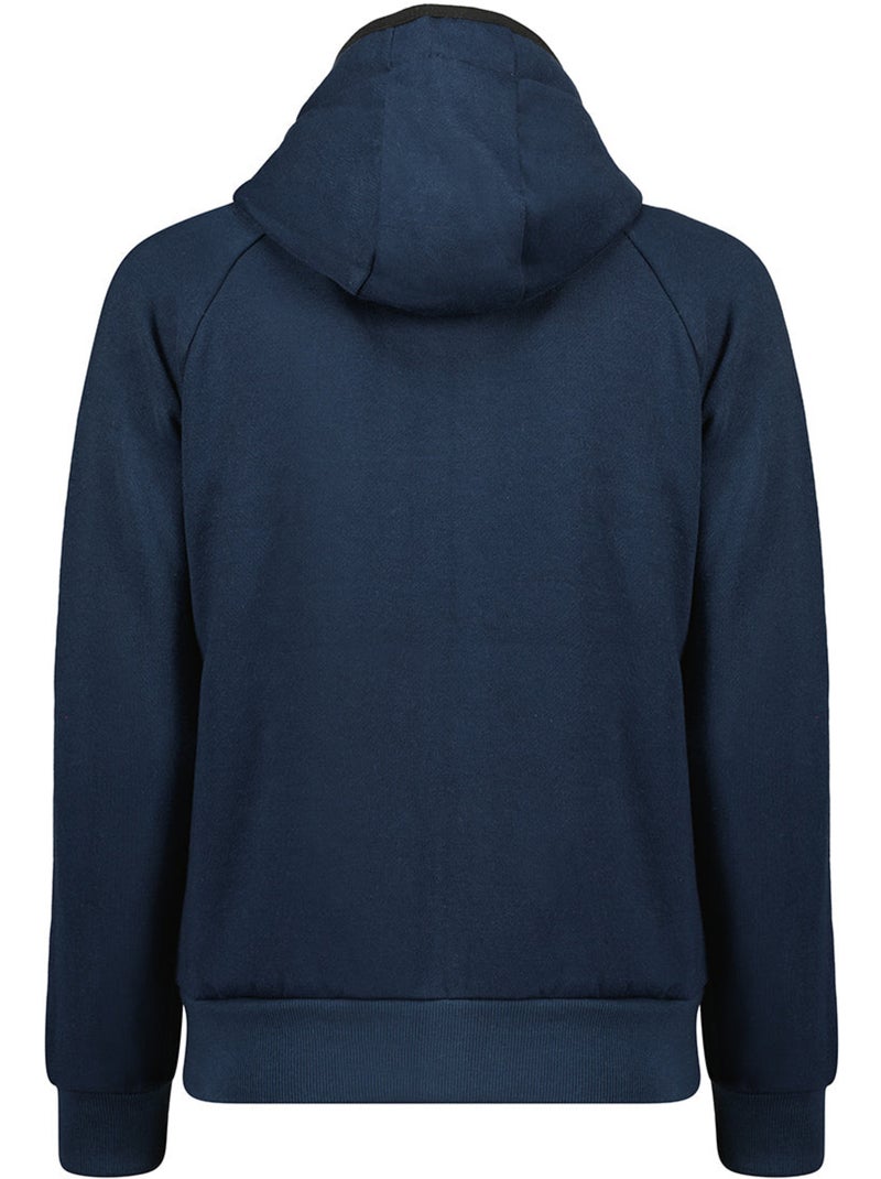 Sweat com fecho e capuz forrado fonaldeak – canadian peak Azul-marinho - Kiabi