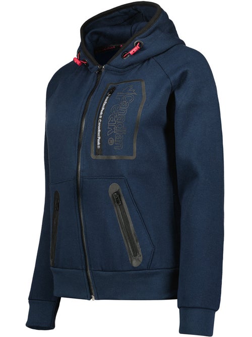 Sweat com fecho e capuz forrado fonaldeak – canadian peak - Kiabi Sweat com fecho e capuz forrado fonaldeak – canadian peak - Kiabi