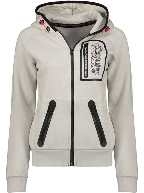Sweat com fecho e capuz forrado fonaldeak – canadian peak - Kiabi Sweat com fecho e capuz forrado fonaldeak – canadian peak - Kiabi