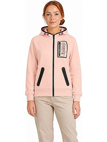 Sweat com fecho e capuz forrado fonaldeak – canadian peak