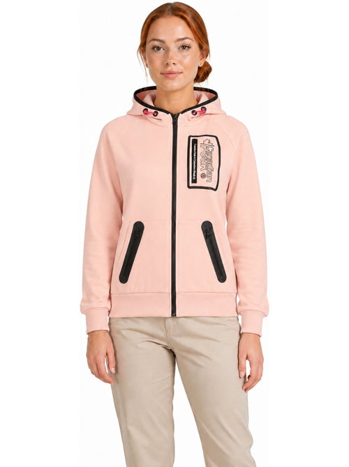 Sweat com fecho e capuz forrado fonaldeak – canadian peak - Kiabi Sweat com fecho e capuz forrado fonaldeak – canadian peak - Kiabi