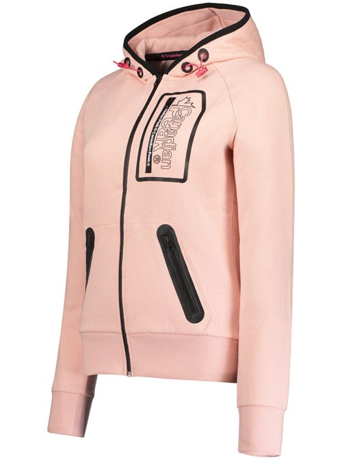 Sweat com fecho e capuz forrado fonaldeak – canadian peak - Kiabi Sweat com fecho e capuz forrado fonaldeak – canadian peak - Kiabi