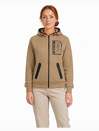 Sweat com fecho e capuz forrado fonaldeak – canadian peak