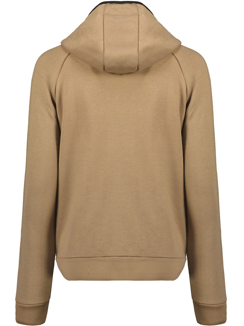 Sweat com fecho e capuz forrado fonaldeak – canadian peak Toupe - Kiabi