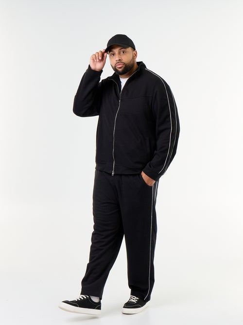 Sweat com fecho em moletão leve - Kiabi Sweat com fecho em moletão leve - Kiabi