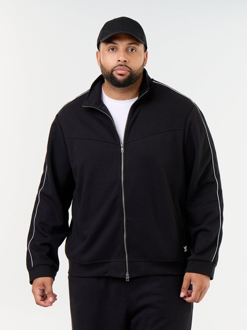 Sweat com fecho em moletão leve - Kiabi Sweat com fecho em moletão leve - Kiabi