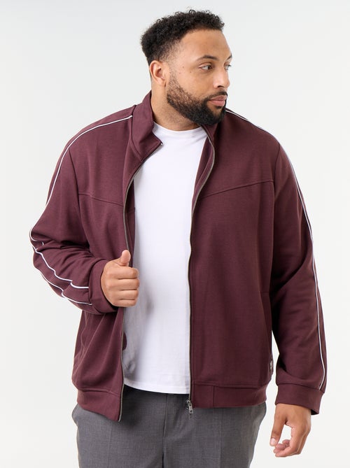 Sweat com fecho em moletão leve - Kiabi Sweat com fecho em moletão leve - Kiabi