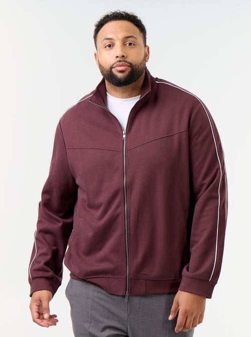 Sweat com fecho em moletão leve - Kiabi Sweat com fecho em moletão leve - Kiabi