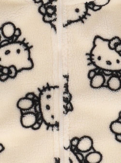 Sweat com fecho "Hello Kitty" efeito borrego - Kiabi Sweat com fecho "Hello Kitty" efeito borrego - Kiabi