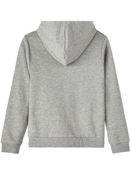 Sweat com Fecho para Menina Name It Folise Cinzento - Kiabi