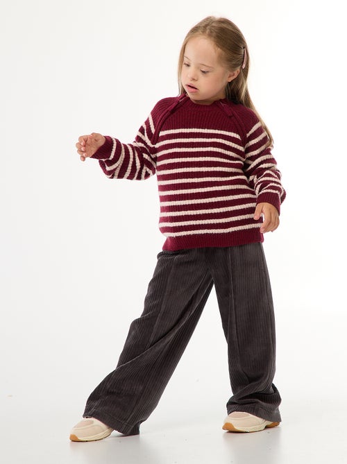 Sweat com gola alta e dupla abertura com zíper - So Easy - Kiabi