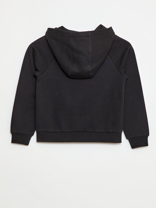 Sweat com zíper e capuz com abertura de zíper com ímã - So Easy - Kiabi