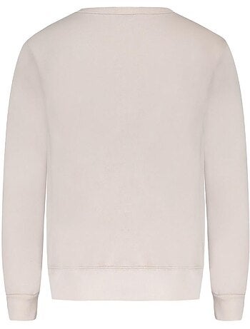 Sweat Contemporâneo Bege Le Coq Sportif para Mulher