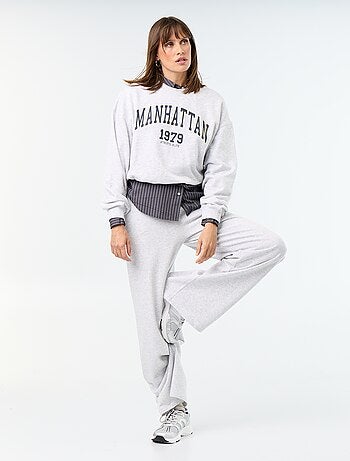 Sweat crop top
