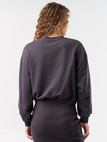 Sweat crop top
