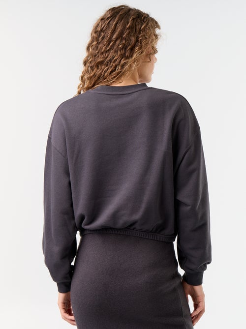 Sweat crop top - Kiabi Sweat crop top - Kiabi