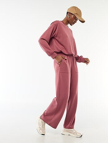 Sweat crop top efeito balão