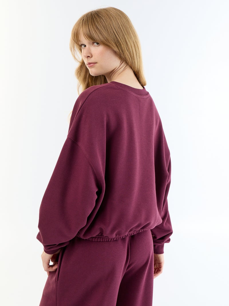 Sweat crop top Violeta - Kiabi