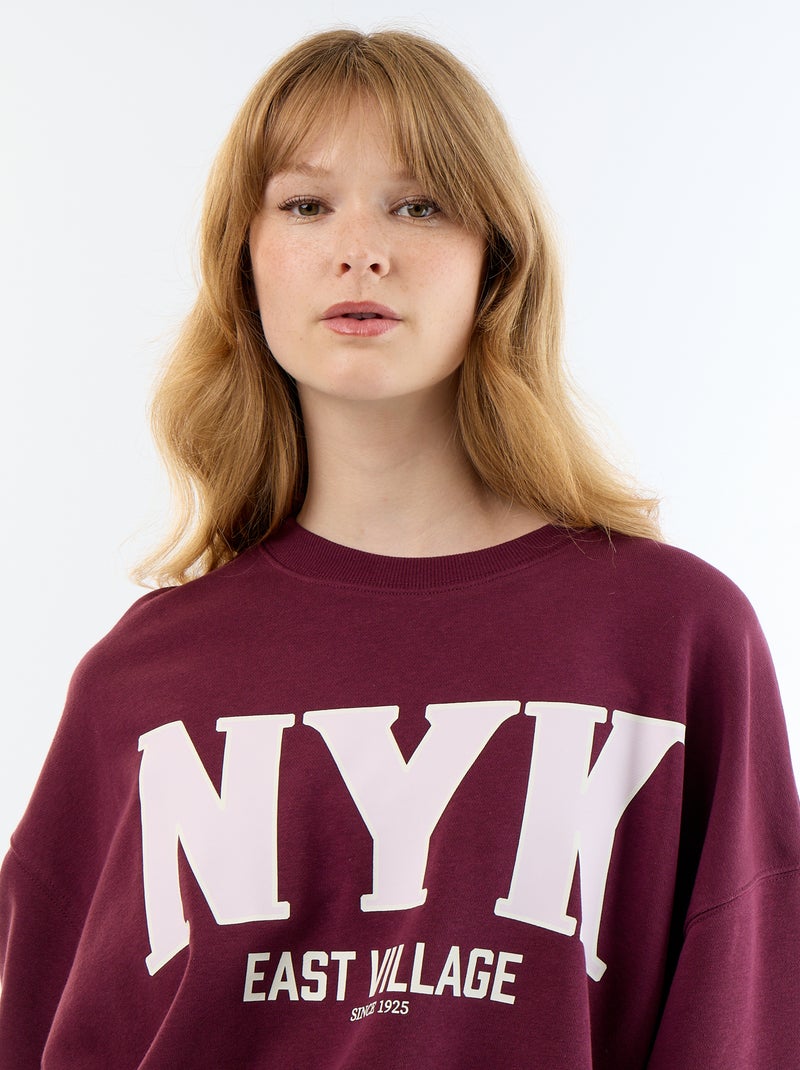 Sweat crop top Violeta - Kiabi