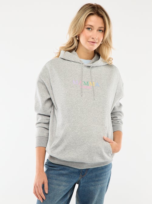 Sweat de amamentação com capuz - Kiabi