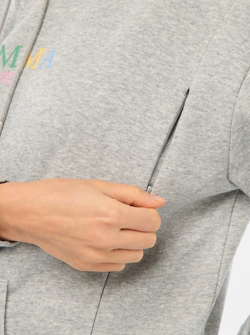 Sweat de amamentação com capuz - Kiabi