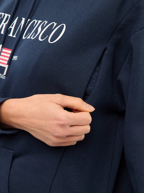 Sweat de amamentação com capuz - Kiabi