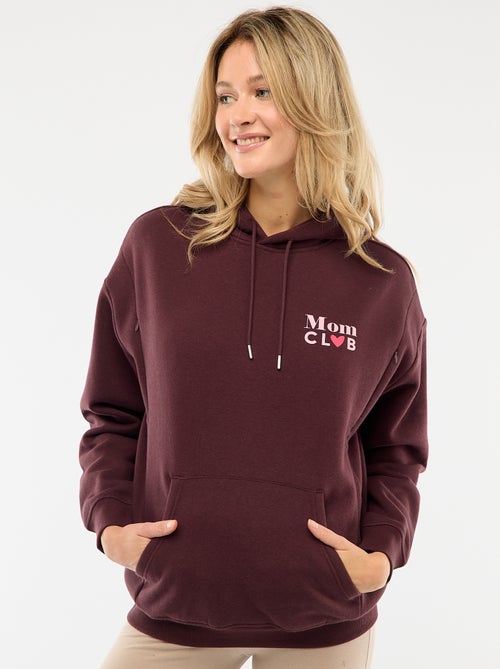 Sweat de amamentação com capuz - Kiabi