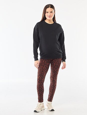 Sweat de amamentação em moletom