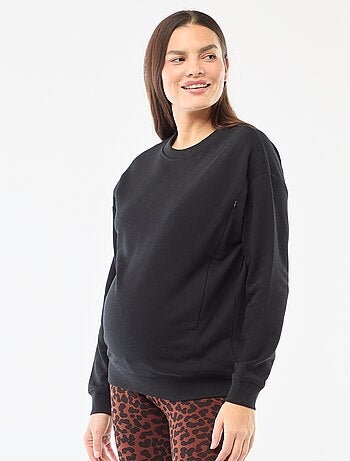 Sweat de amamentação em moletom