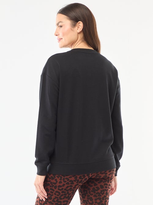 Sweat de amamentação em moletom - Kiabi