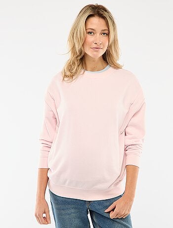 Sweat de amamentação em moletom