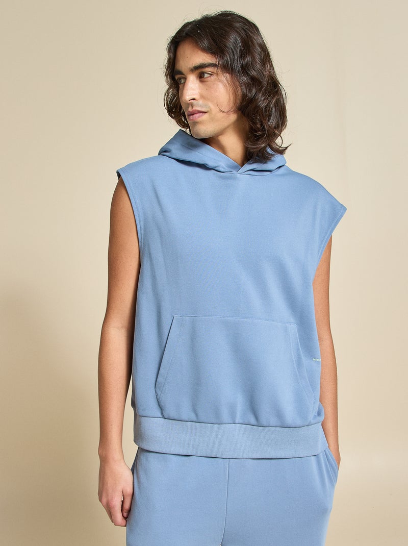 Sweat de desporto sem mangas - (ekstract) Azul - Kiabi