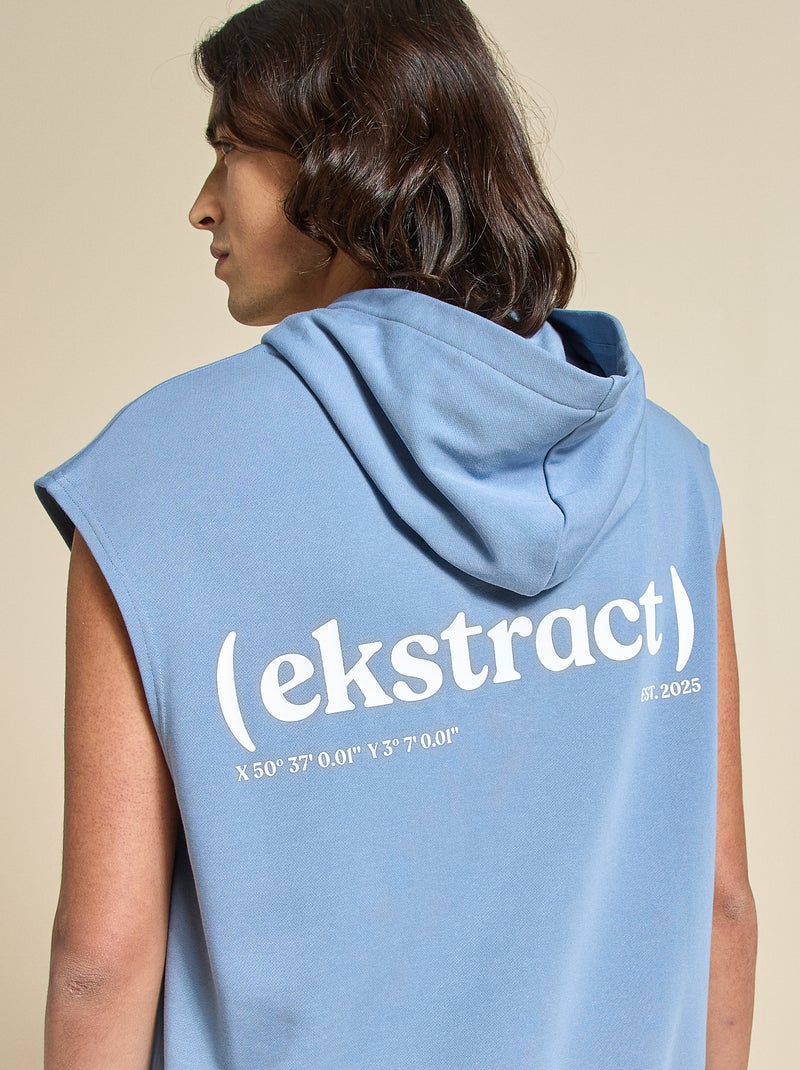 Sweat de desporto sem mangas - (ekstract) Azul - Kiabi