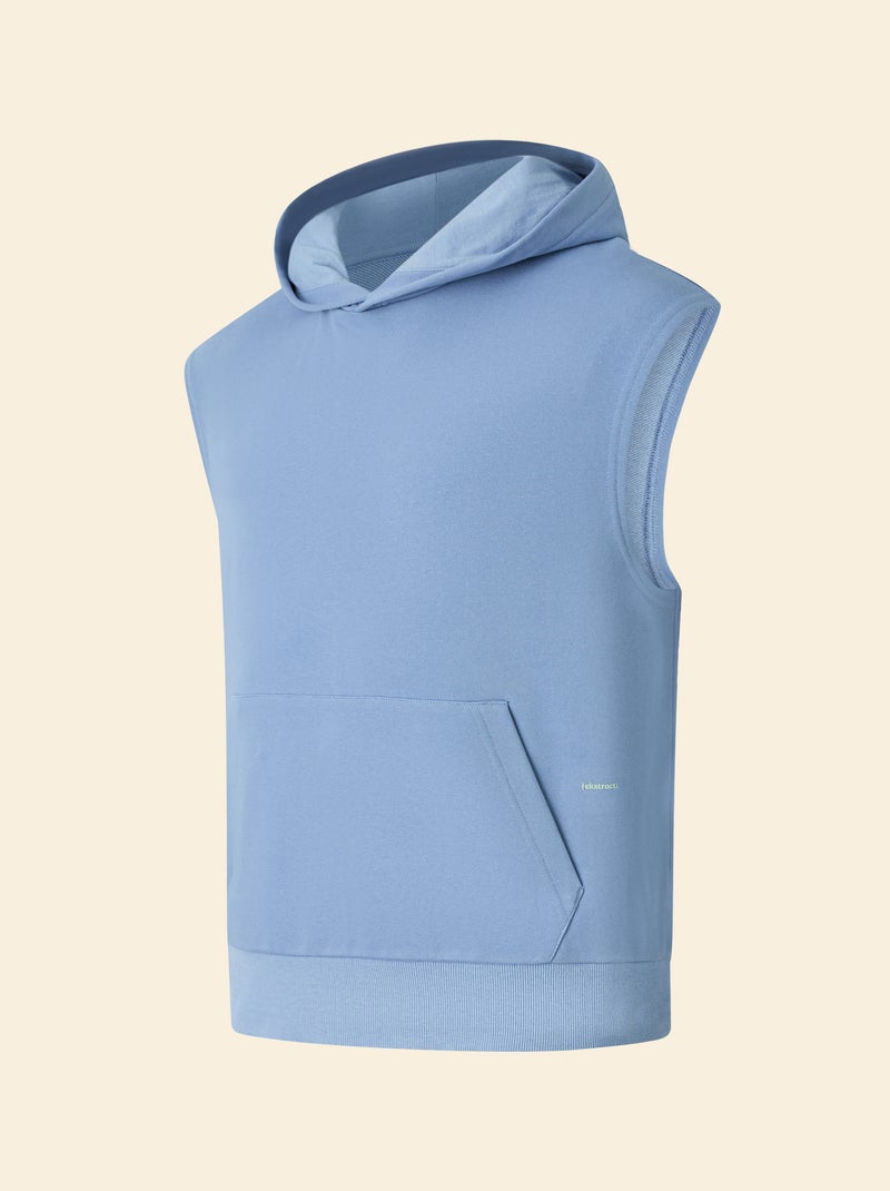 Sweat de desporto sem mangas - (ekstract) Azul - Kiabi
