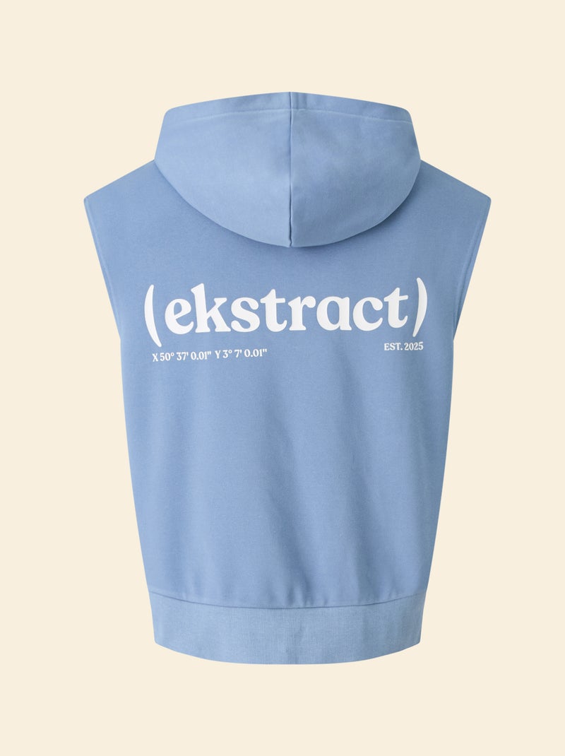 Sweat de desporto sem mangas - (ekstract) Azul - Kiabi