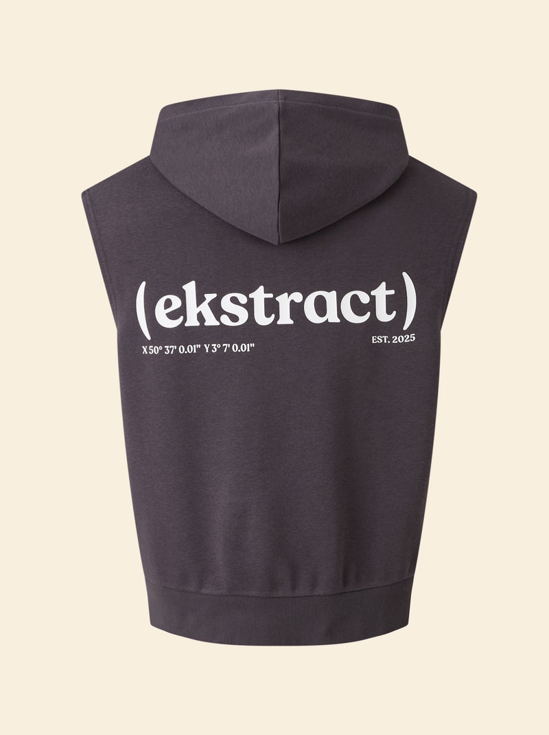Sweat de desporto sem mangas - (ekstract) Preto - Kiabi