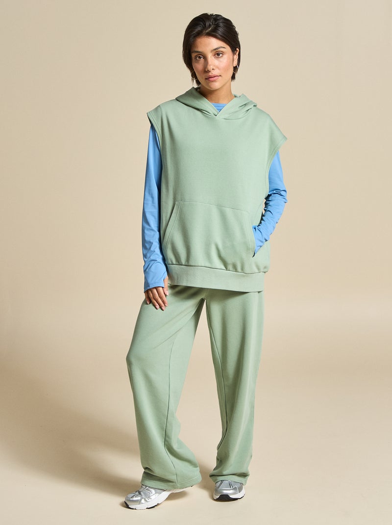 Sweat de desporto sem mangas - (ekstract) Verde - Kiabi