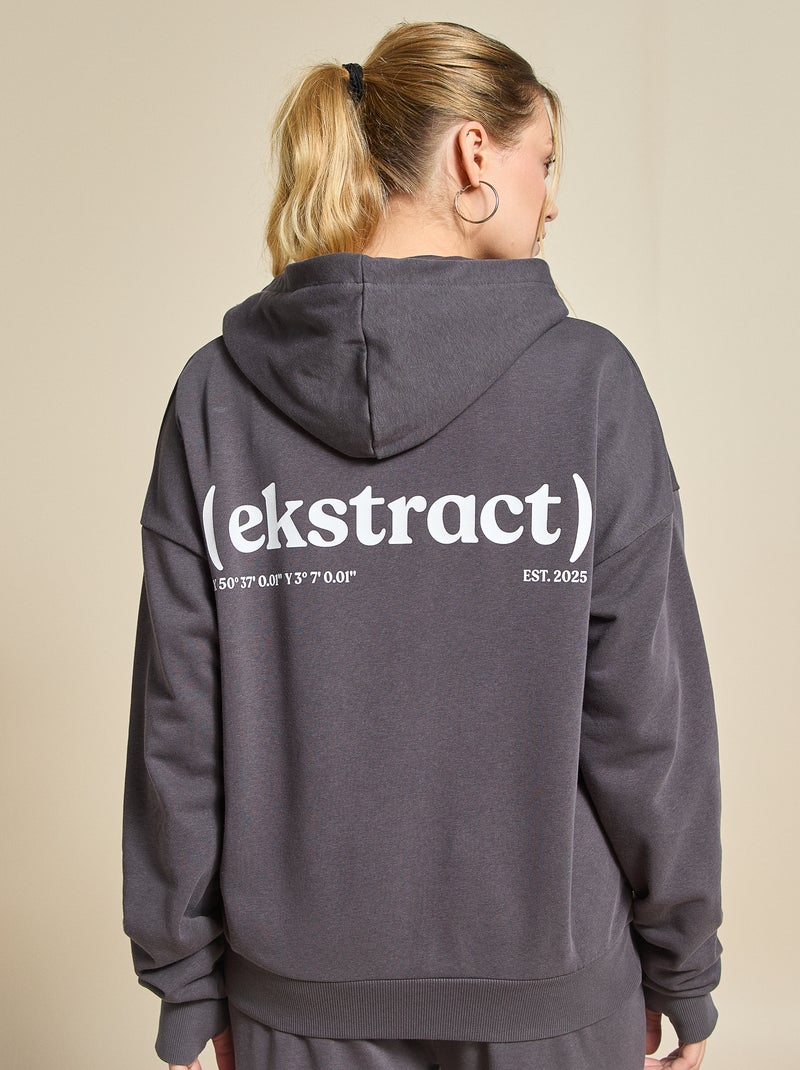 Sweat de desporto unissexo - (ekstract) Preto - Kiabi
