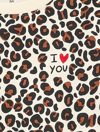 Sweat de gola redonda 'Agathe Sorlet x Kiabi' - Dia dos Namorados