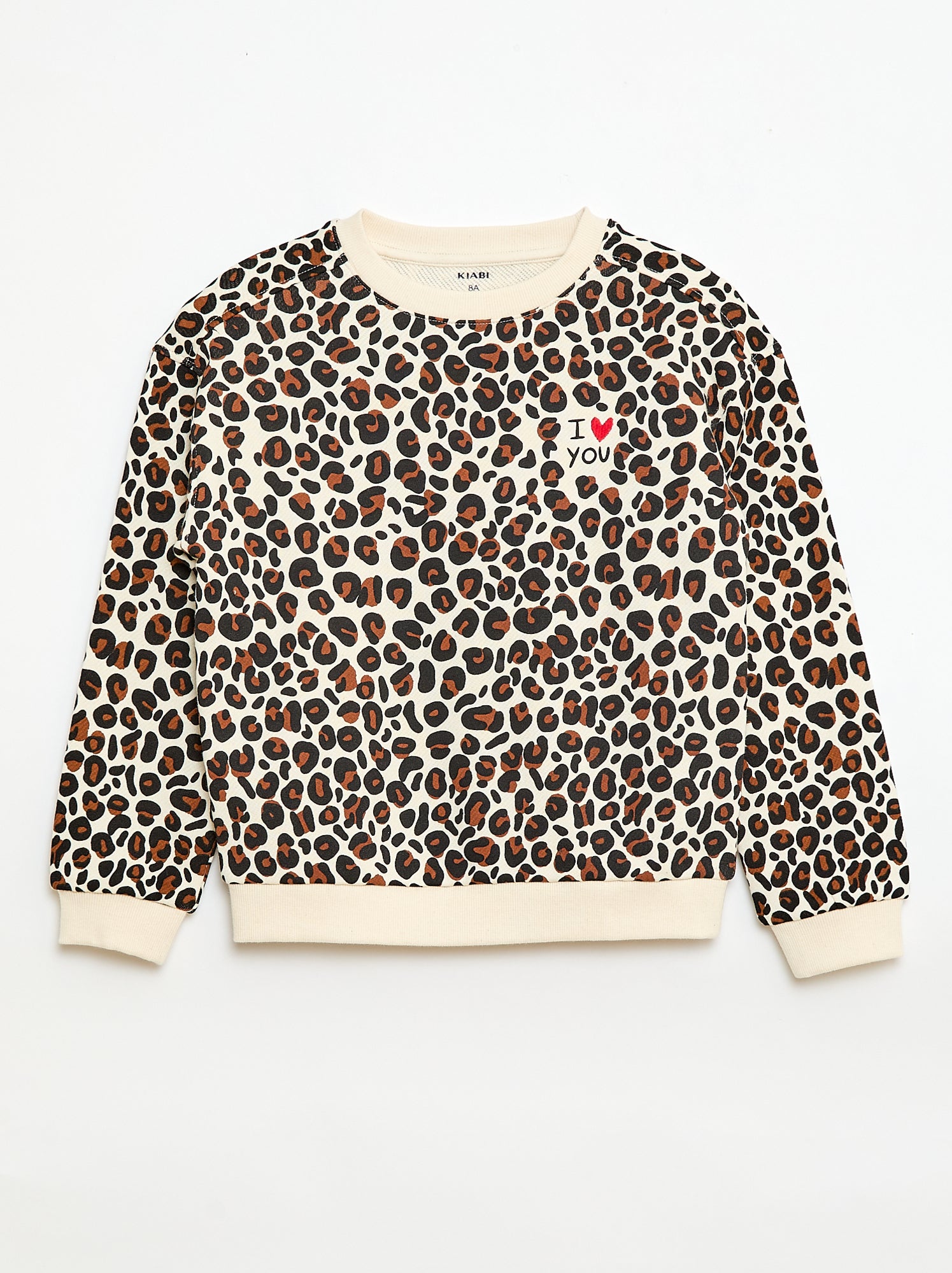 Sweat de gola redonda 'Agathe Sorlet x Kiabi' - Dia dos Namorados