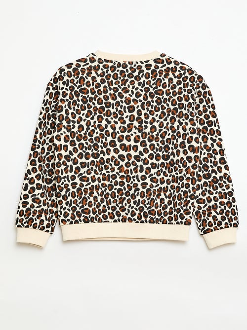 Sweat de gola redonda 'Agathe Sorlet x Kiabi' - Dia dos Namorados - Kiabi