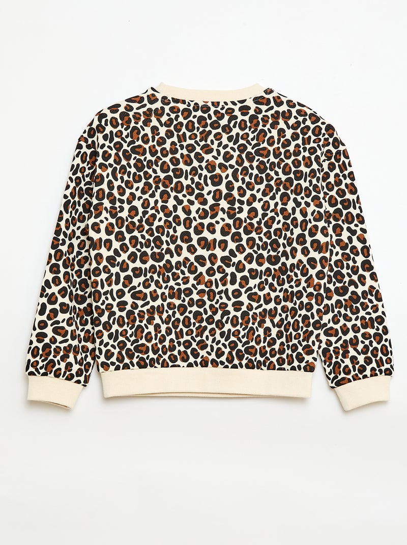 Sweat de gola redonda 'Agathe Sorlet x Kiabi' - Dia dos Namorados Branco - Kiabi