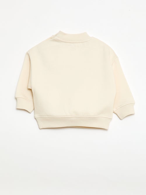 Sweat de gola redonda brother and sister - Kiabi