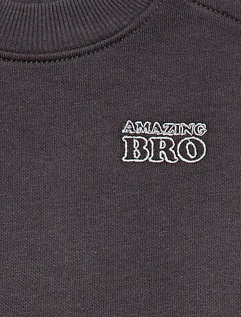 Sweat de gola redonda brother and sister