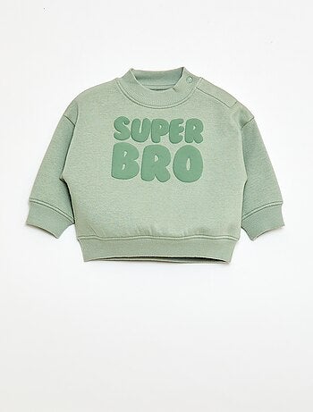 Sweat de gola redonda brother and sister