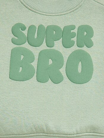 Sweat de gola redonda brother and sister