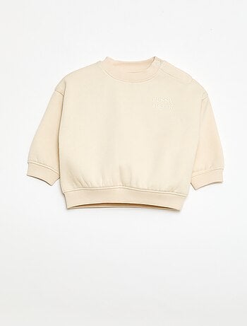 Sweat de gola redonda Brother & Sister