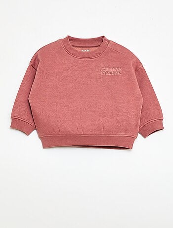 Sweat de gola redonda Brother & Sister