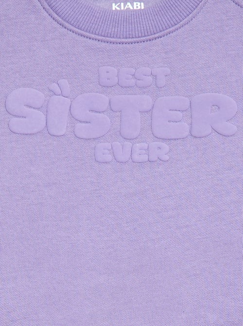 Sweat de gola redonda Brother & Sister - Kiabi