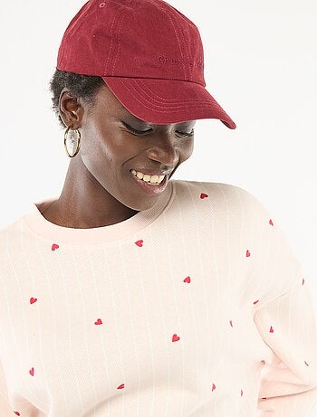 Sweat de gola redonda com detalhes